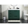 Elegant Decor 36 Inch Single Bathroom Vanity In Green VF46036MGN
